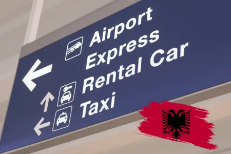 Autókölcsönzés Tirana repülőtéren kaució nélkül